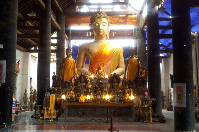 Buddha statue in Luang Prabang, Laos