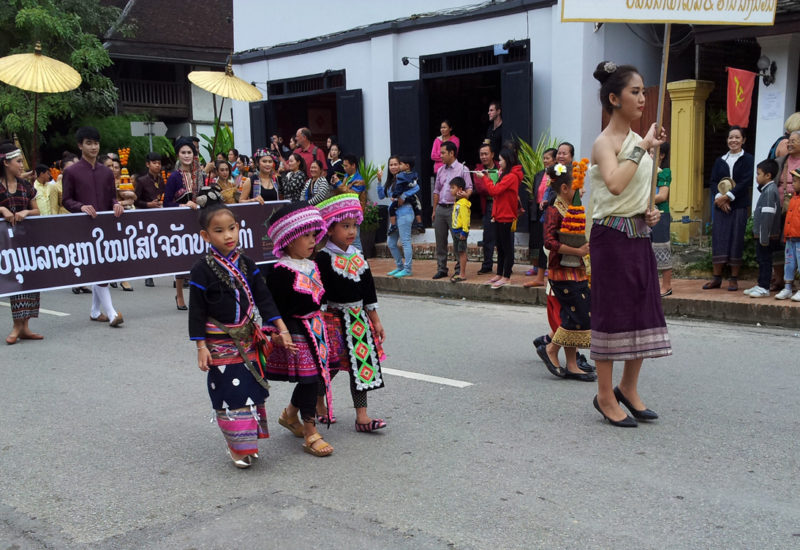 Children in traditional dress