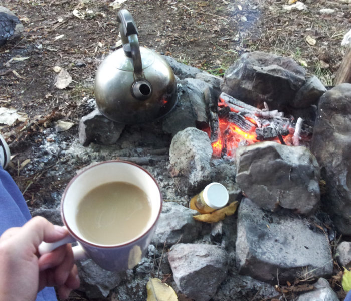 Campfire tea