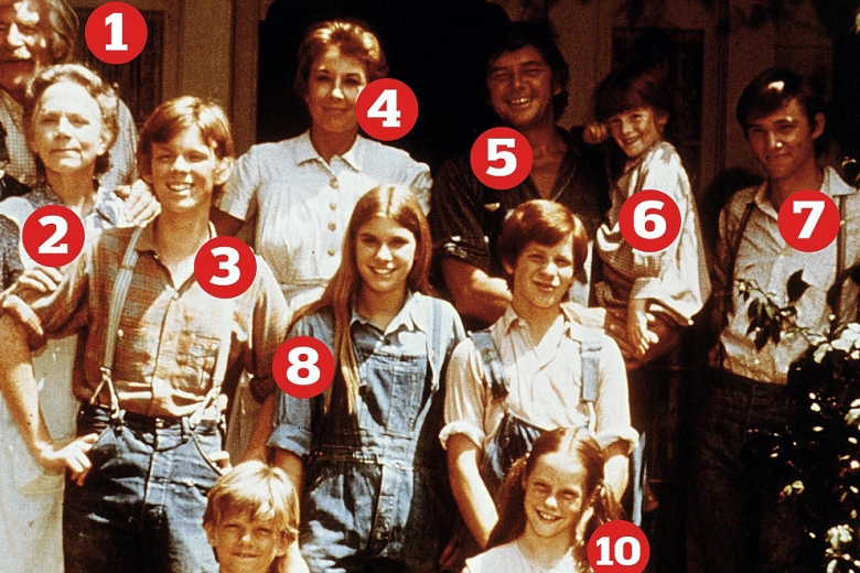 The Waltons cast, numbered